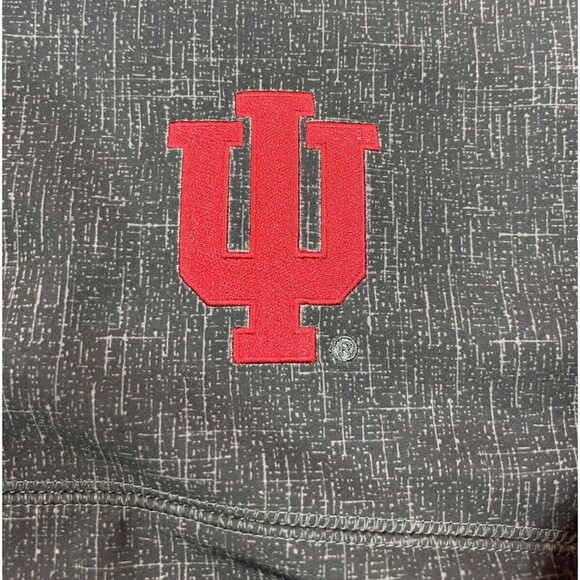 Colosseum Indiana Hoosiers Softshell Jacket Men's 6XL Full Zip Gray Red IU - Picture 2 of 4